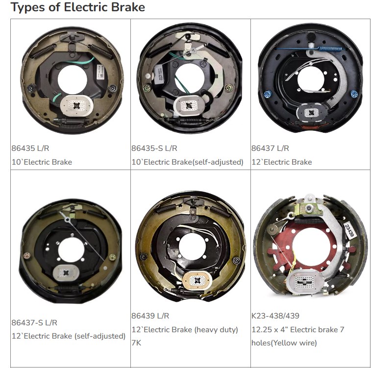 86437 Left/Right Trailer Brake 12 Electric Brake