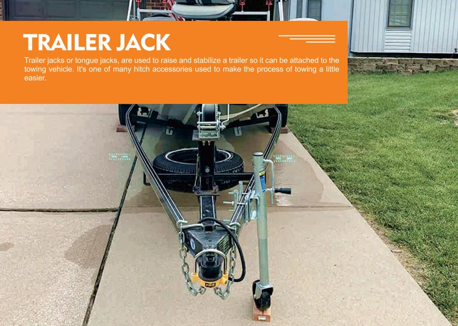1BJY-TJ-20 Capacity 5000LBS Sidewind Trailer Parts and Accessories Trailer A-Frame Jack