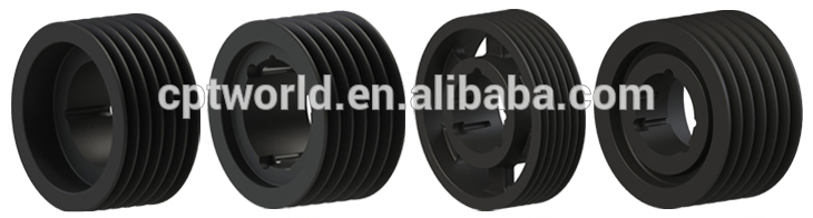 SPC vee belt cast iron pulley with complete dimensions