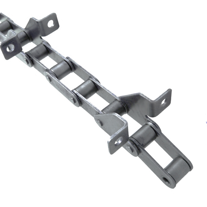 S Type S52F11SD S52F3 C45F1SD  Steel Agricultural Conveyor Roller Chain With Attachment