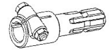 Wholesale Agricultural PTO Shaft Part Adaptor 150mm Adaptor With Clamp Bolt and Keyway