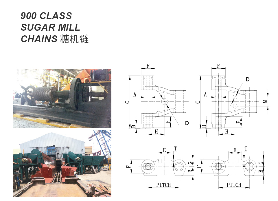 901 902 907 5174 900 Class Sugar Mill Chains