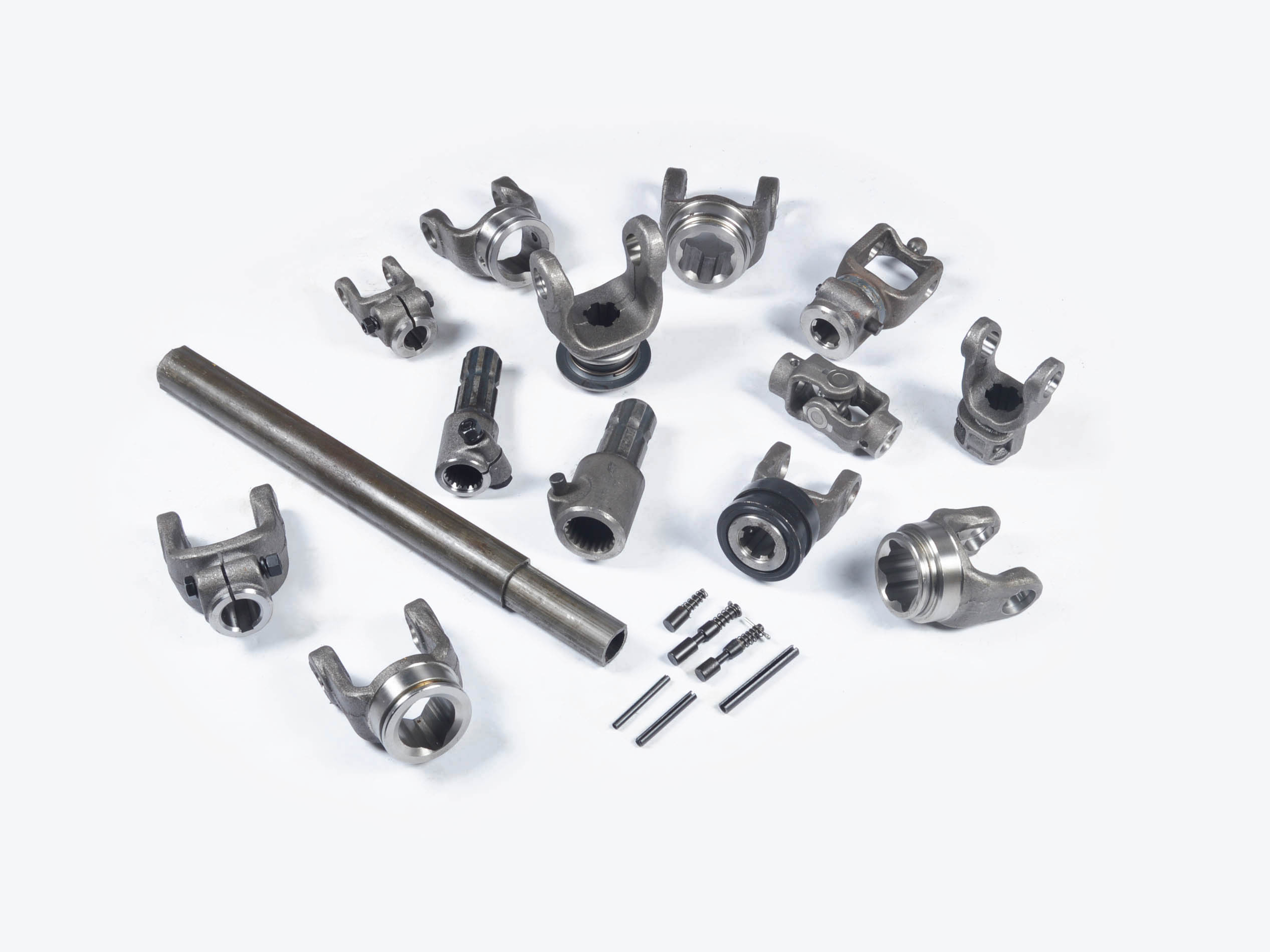 Agricultural PTO Shaft Yoke Tractor Clutch Spline U Joint Cardan Couplings Cross Drive Universal Metal power take off shaft
