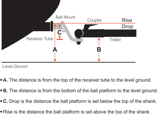 1BJY-HM-69 Trailer Parts and Accessories Capacity 6000lbs Trailer Ball Mount for Hitch Ball Mount Drop