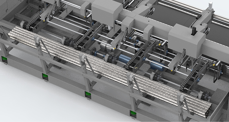 High Precision Big Diameter Hollow square Tube Cutting Machine 6000w Three-chuck Laser Pipe Cutting Machine