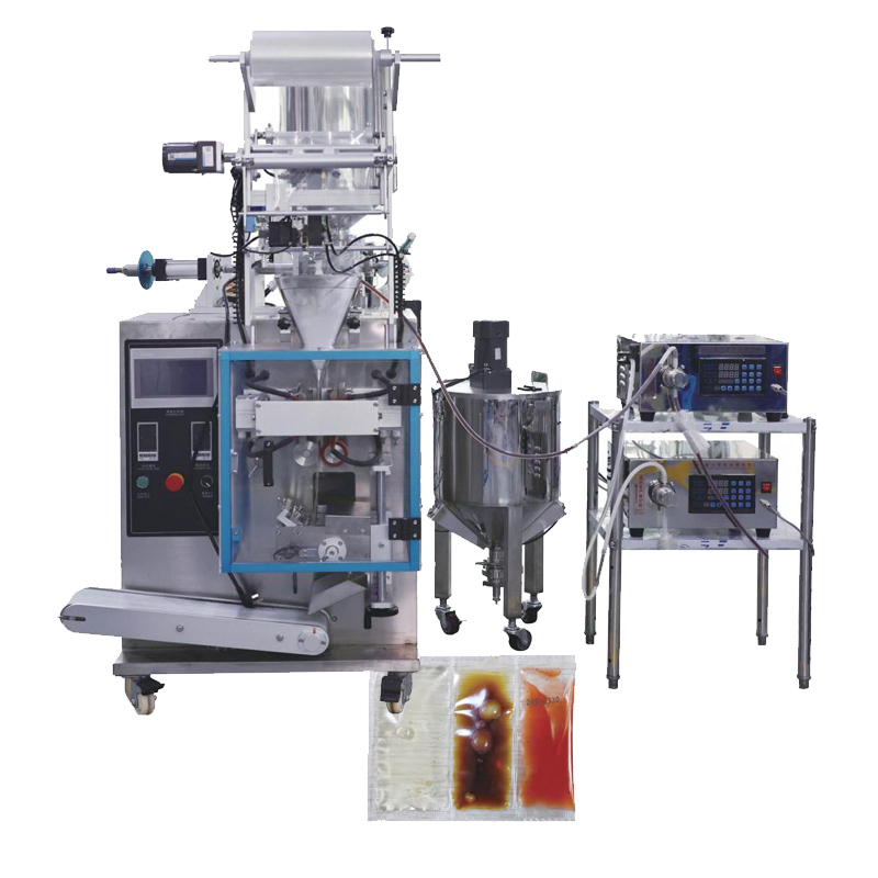3 Lanes(side by Side)Liquid Packing Machine for Packaging of Liquid Paste Materials