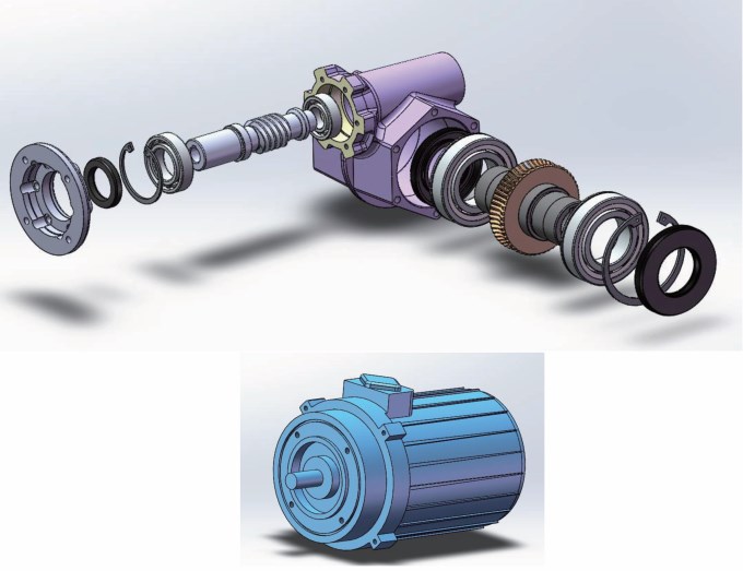 XRV/MRV050 Series Worm Gear Reducer Car Washing Gearbox for Automatic Car Wash Machine with  IP67 Motor