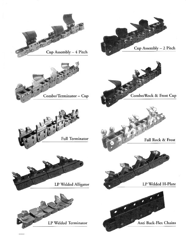 Ground Hog Teeth Engineering Trencher Chain for Digging Groundbreaker