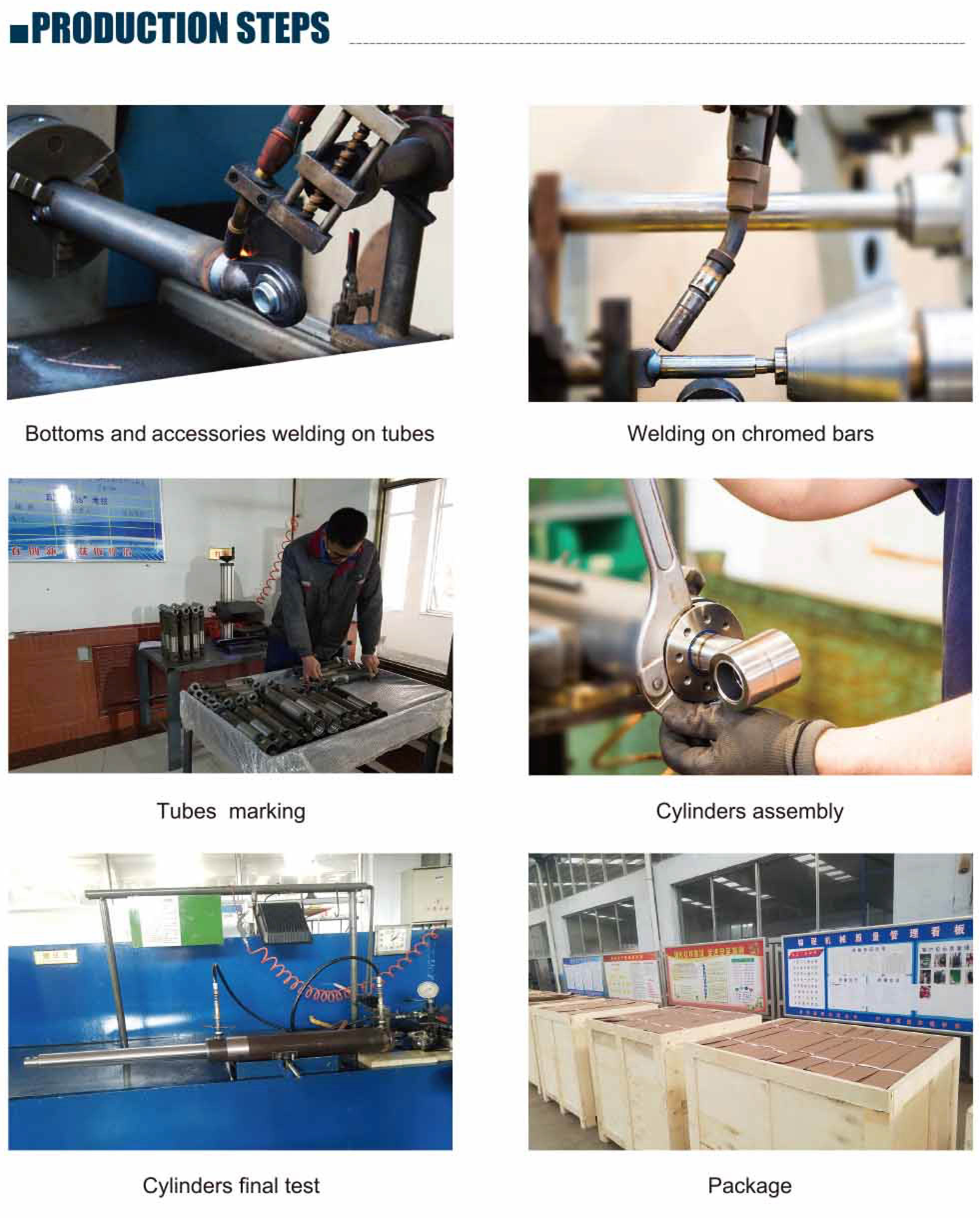 Steering Cylinder for Agricultural Machine Tractor Cylinder 90mm Shaft 45mm Stroke 220mm