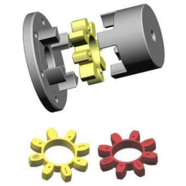 Superior Quality OD 30mm Rated Torque 32.0 N.m Flexible Plum Clamp Coupler for CNC Machine