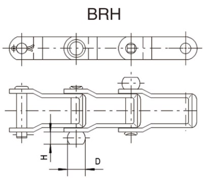 Factory Professional Manufacture Cheap BRH attachment 88K pintle snow remover chain and sprocket