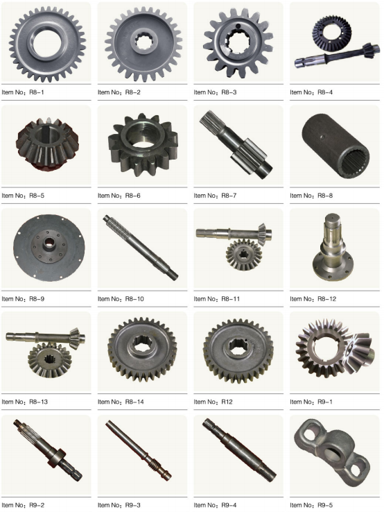 R8-14 Customized High Quality Cnc Machining Gears All Specification Agricultural Machinery Parts Gear for Sale