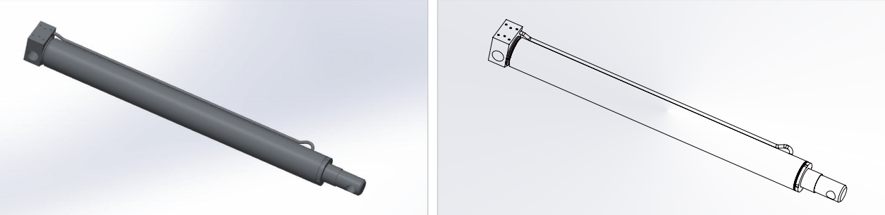 HCYY11112025 Good Quality Professional Factory 45kg Front Hydraulic Cylinder for Truck Crane Vehicle Frame Support