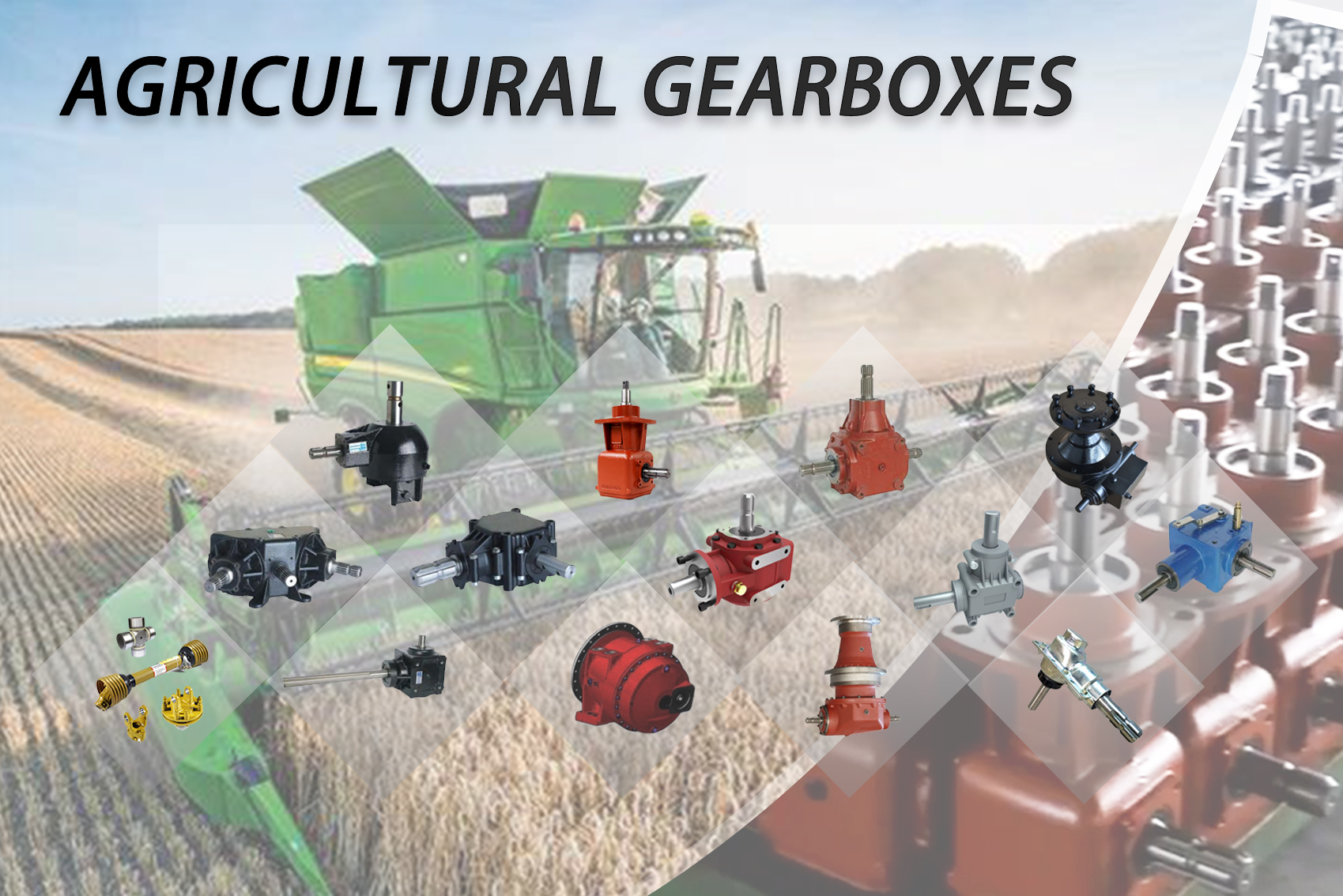 Agricultural Fertilizer Gearbox for Fertiliser Spreaders