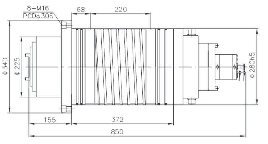 Custom 8000 Rpm 18.5kw Spindle Motor High Quality Spindle Motors for CNC Spindle