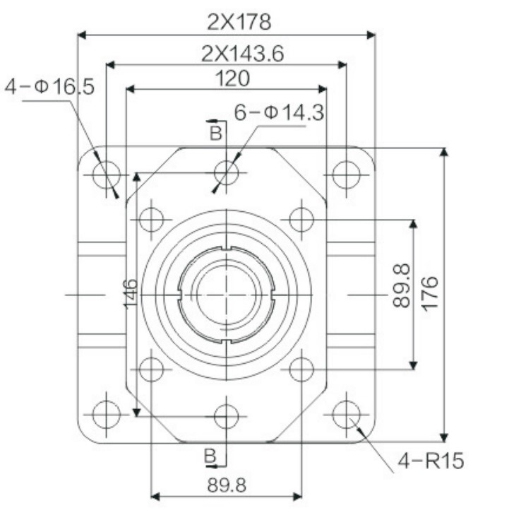EP-MDH-40 Agricultural gearbox Lawn mower series