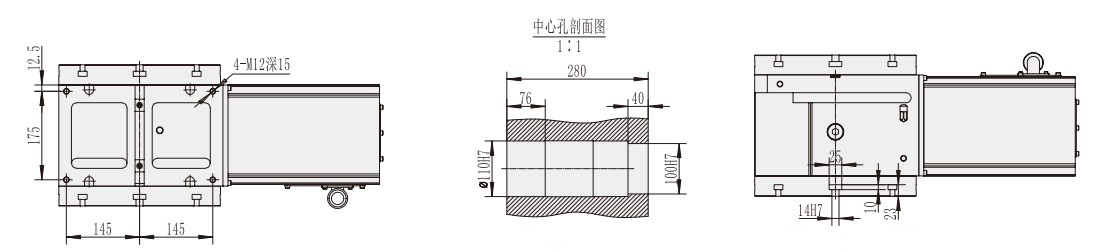 WT-320-2P Machine CNC Machining Center Parts CNC Turntable Rotary Table for CNC Machinery