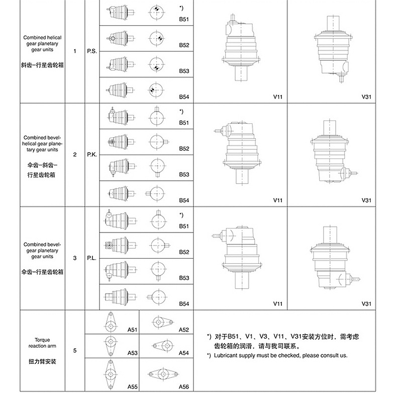 SLP Series 2 Speed Hydraulic Motor Planetary Gearbox Planetary Gearbox 52mm 61 Ratio with  Rating Marine Engine with Gearbox