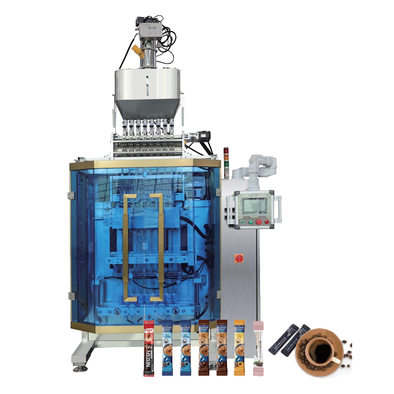 Multi-Lanes Granule Packing Machine for Seasoning Sugar Instant Coffee  Solid Brewed Beverages