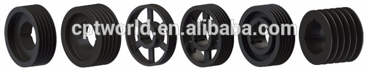 Factory shaft air compressor v belt tapered bush pulley