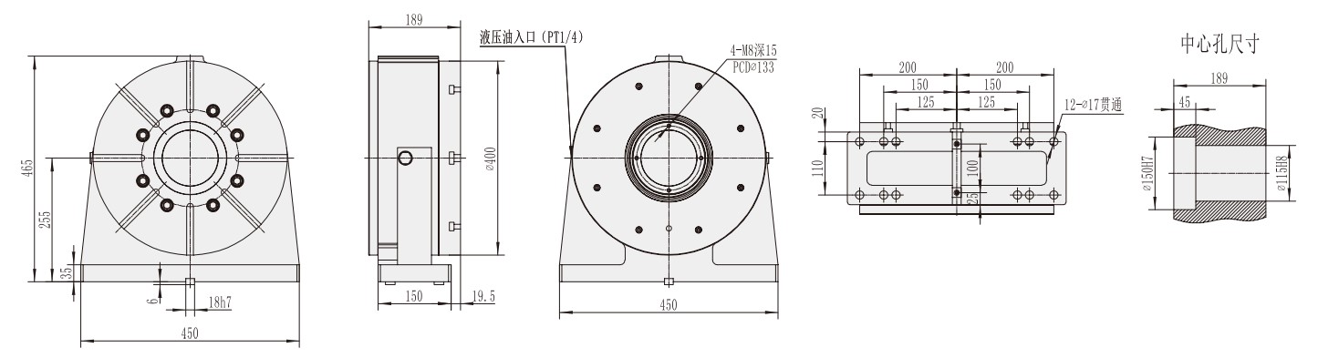 AR-400 durable industrial machine cnc machining center accessories