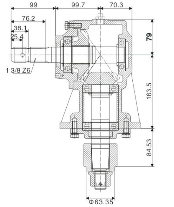 EP-RC33 Widely Used Superior Quality Gearbox Lawn Mower Series For Agricultural
