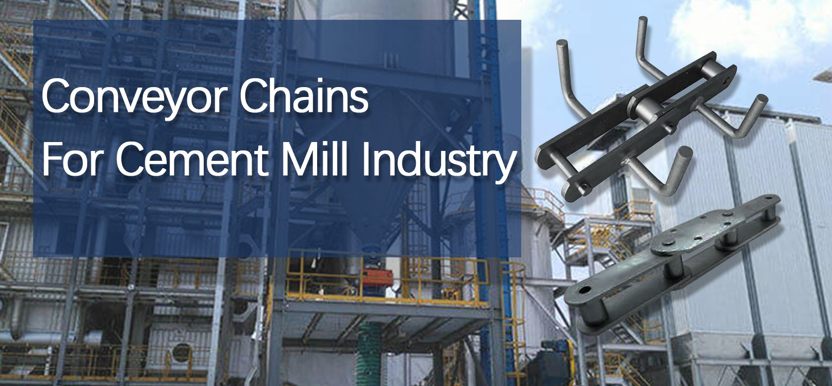 Factory Conveyor Bucket Elevator Chains For Cement Mill Industry