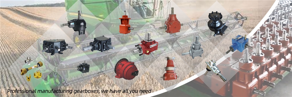 Agriculture Farm Gearbox Transmission Rotary Mower Tiller Cultivator 540 Rpm Small Agricultural Bevel Gearboxes for Tractor