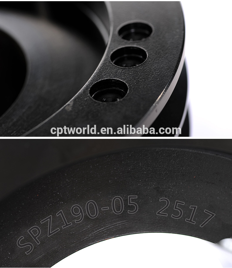 Factory shaft air compressor v belt tapered bush pulley