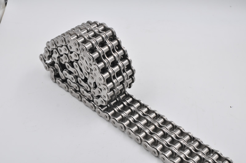 SS06B-3 B Series Stainless Steel Short Pitch Precision Triplex Roller Chain and Sprockets in Steel