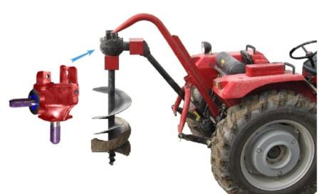 1000 to 540 Tractor Toyota PTO Right Angle Bevel Cutter Agricultural Rotovator Power Rotary Tiller Gearbox for Flail Mower