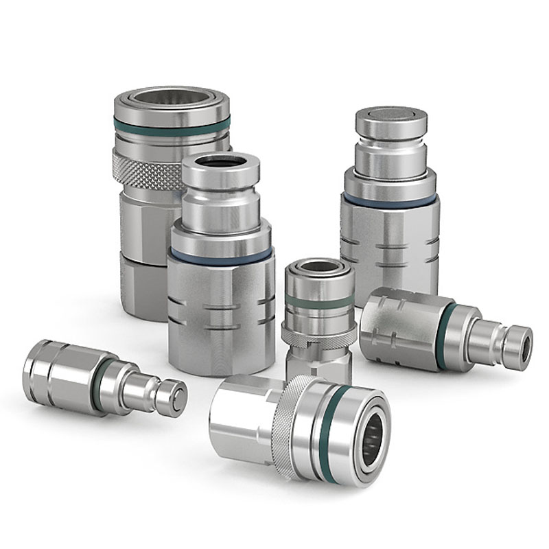 Non-Valve Series 1/4 Size BSP/NPT Thread Hand Plate Hydraulic Pressure Coupling Interchange for Hansen High Pressure Washer