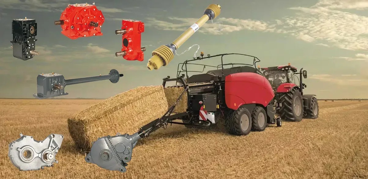Fully Automatic Round Square Balers Gearbox For Agricultural Machine Square Balers Hay Rakes Round Straw Balers