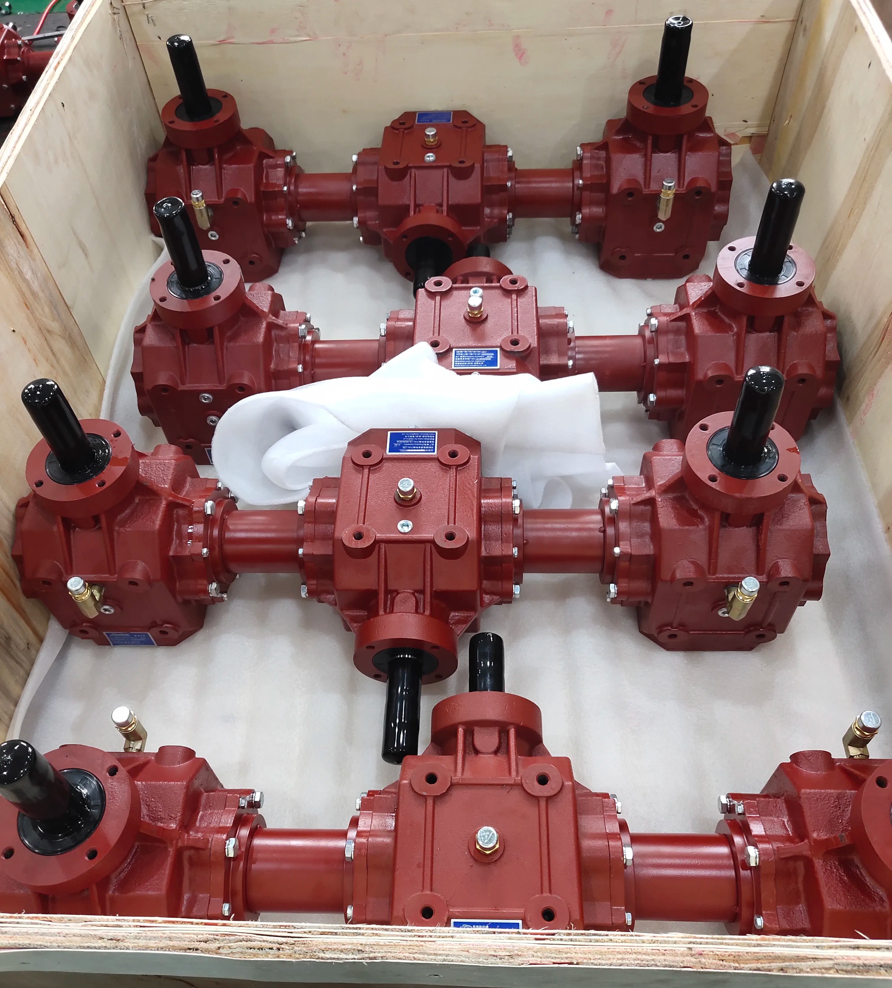 Fertilizer Broadcaster Fertilizer Seeder round square Gearbox Speed Reducer Fertilizer Seeder Gear Drive Gearbox For Sale