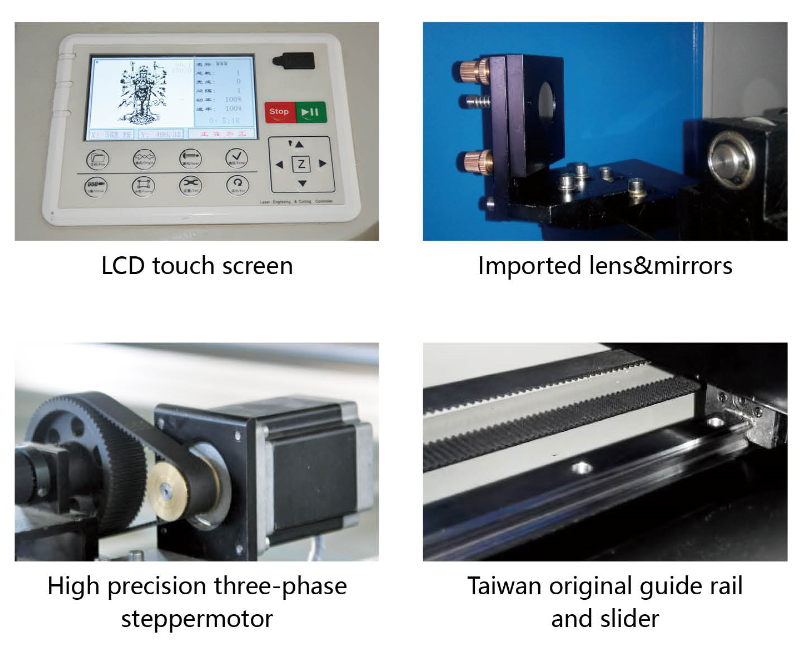 CO2 Small Lazer Printer Acrylic Laser Cutter Mini Laser Cutting Machine