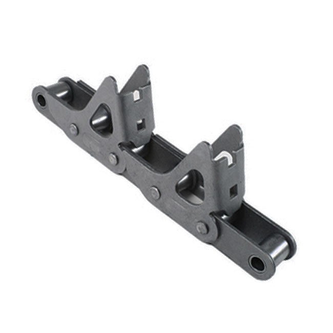 55VDF1-CPEF   Agricultural Steel Conveyor Roller Chains With Attachment