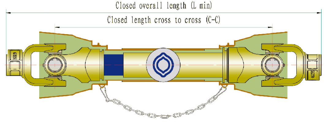 Good Quality L Series Lemon Tube PTO Shaft for Agriculture