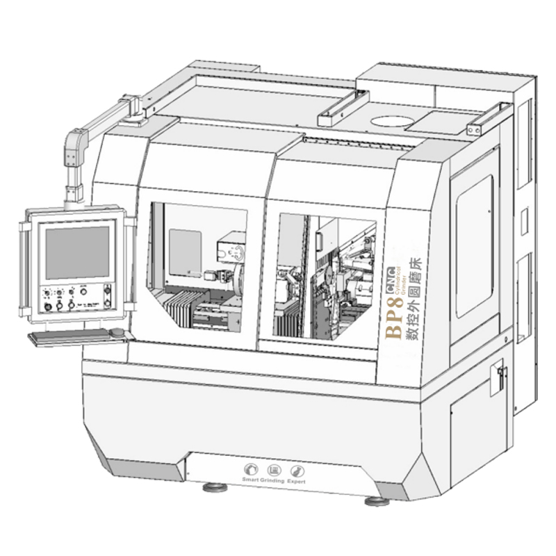 BP4/BP8 Metal Cutter CNC Step Lathe Machining Center Machine Tool Cylindrical Cylinder Grinder