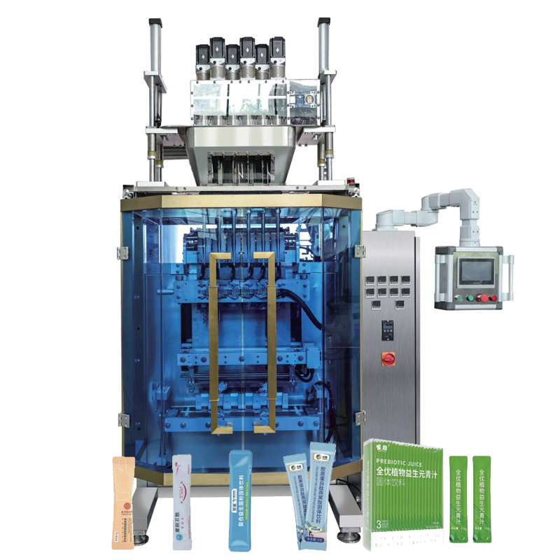 Multi-Lanes Powder Packing Machine for Freeze Dried Powder Coffee Milk Other Powdered Materials