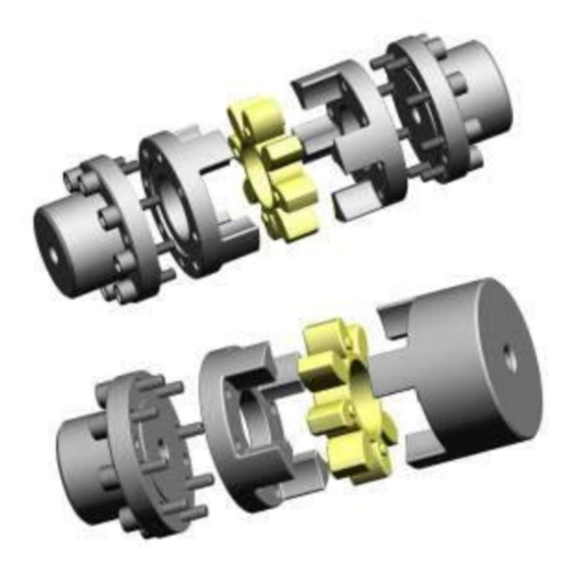 Superior Quality OD 30mm Rated Torque 32.0 N.m Flexible Plum Clamp Coupler for CNC Machine