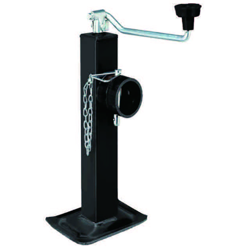 1BJY-TJ-38 Capacity 5000LBS Weld on 15inch Travel Trailer Parts and Accessories Trailer Direct-Weld Square Jack With Footplate