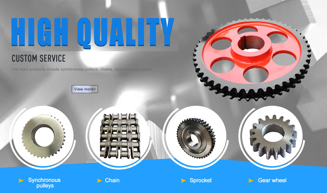 Chain Sprocket Wheel Conveyor Sprocket Pulsar 135  C45 Steel Rear Din Idler Double Tooth Stainless Steel Roller Chain Sprocket