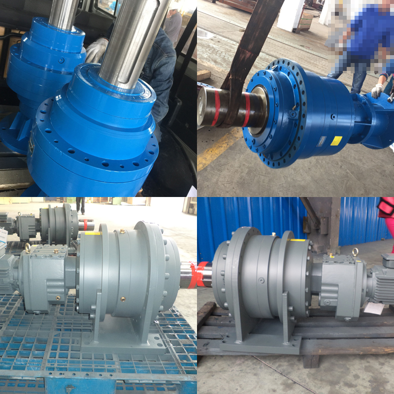 SLP Series 2 Speed Hydraulic Motor Planetary Gearbox Planetary Gearbox 52mm 61 Ratio with  Rating Marine Engine with Gearbox
