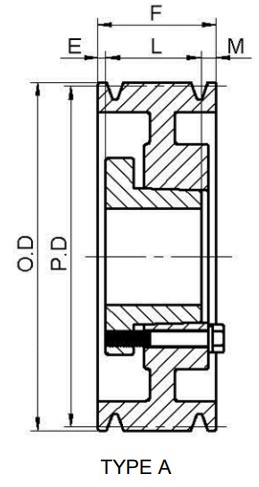 Factory Directly Wholesale American Standard 10C Series Cast Iron QD Sheaves For C Belts