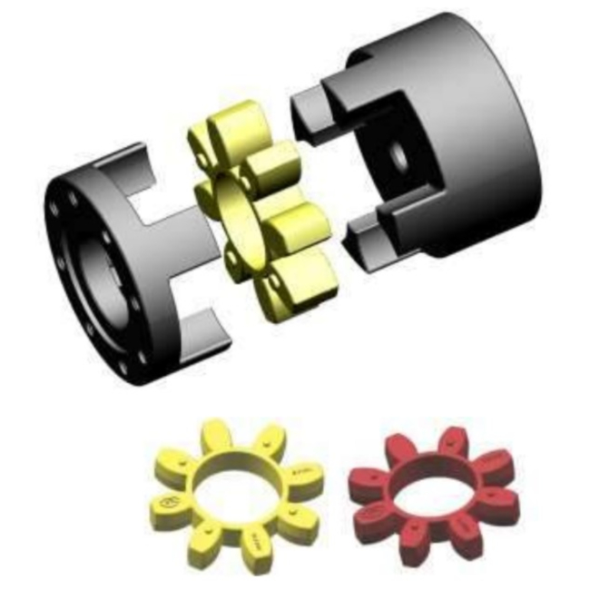 Superior Quality OD 30mm Rated Torque 32.0 N.m Flexible Plum Clamp Coupler for CNC Machine