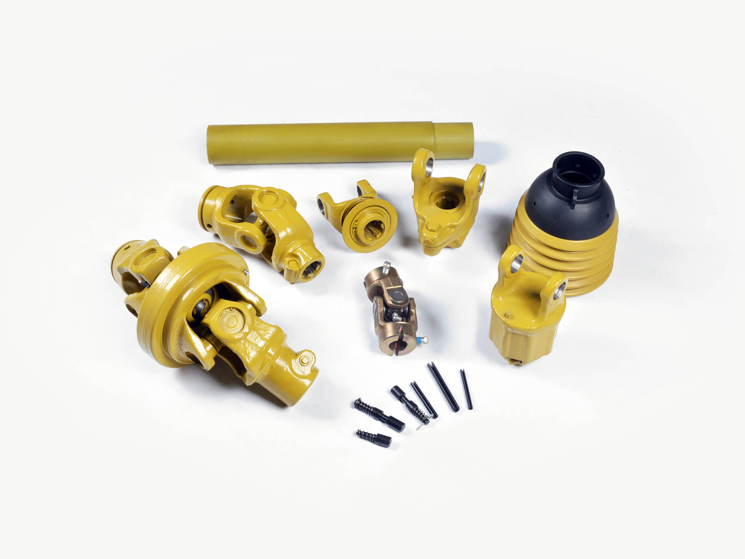 Agricultural PTO Shaft Yoke Tractor Clutch Spline U Joint Cardan Couplings Cross Drive Universal Metal power take off shaft