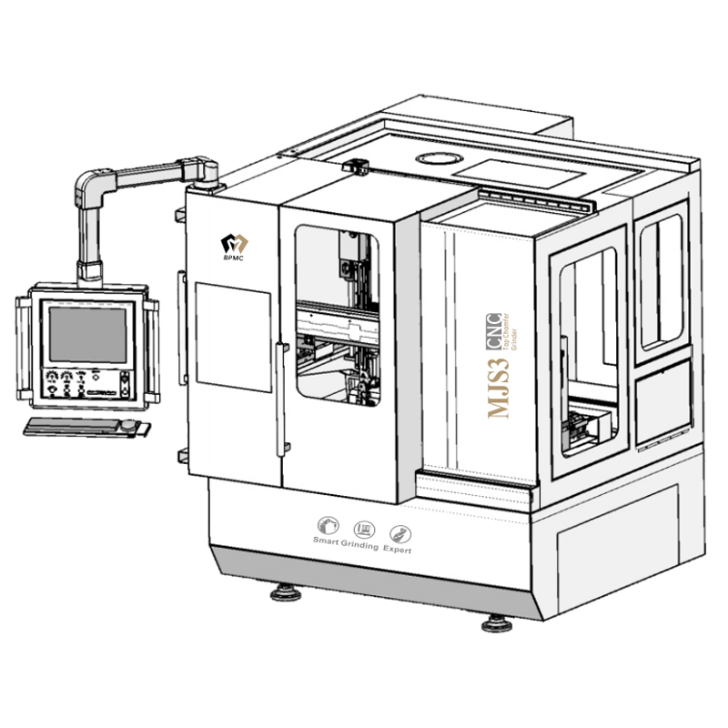 OEM MJS3 Full-automatic Lathe Machining Center Roller Grinding Machine CNC Tap Chamfer Grinder