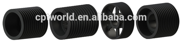 Factory 12 Grooves SPC Heavy duty v belt pulley for crasher