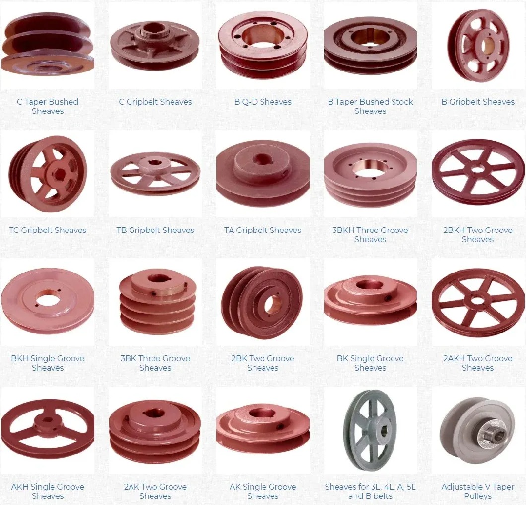 Professional Manufacture Cheap American Standard AK Series Cast Iron Single Groove Sheaves Pulleys for 4L or a Belts
