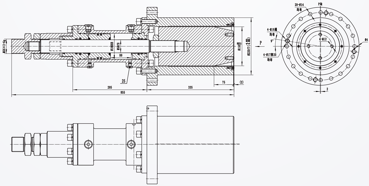 HCYY1112028 Wholesale Prices Professional Factory 140kg Hydraulic Cylinder for Wind Power